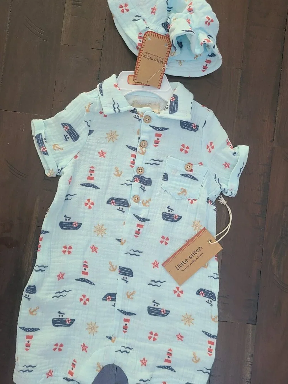 💛 Summer Romper with Hat